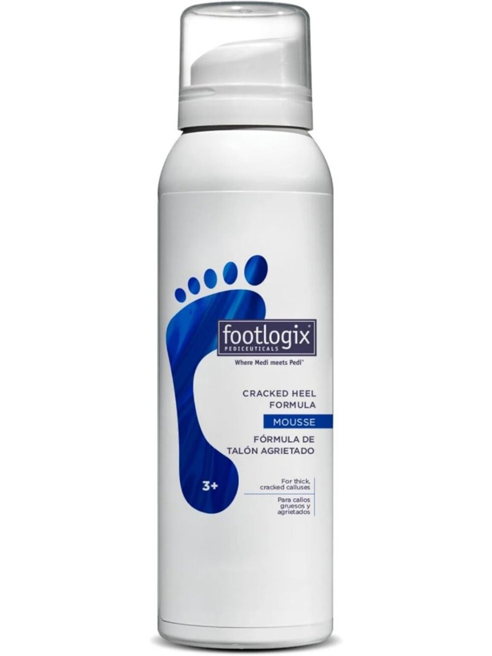 Moisturizing Foot Care Mousse for Cracked Heels - Urea, Primrose Oil & Co-Q10